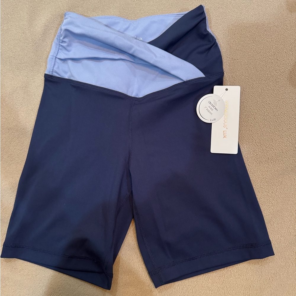 Yogalicious Women's Dark Blue Bike Shorts